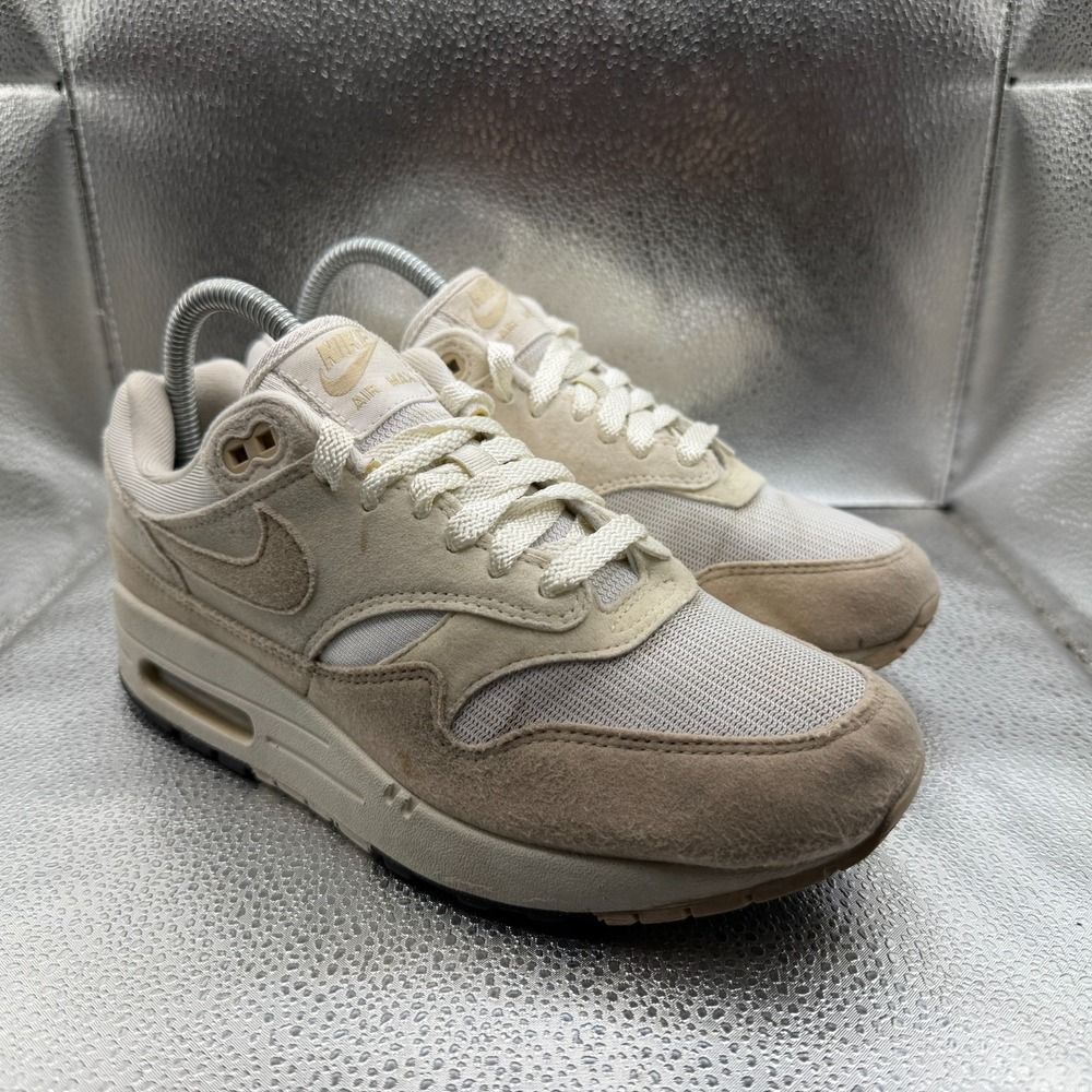 Size 7.5 Nike Air Max 1 Pale Ivory/Sanddrift Womens Athletic Sneakers DZ2628-101